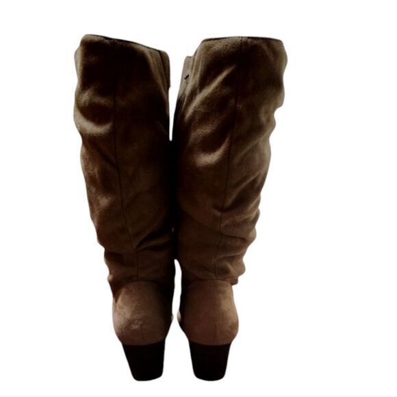 Maurices Slouchy Mid Calf Bbots Tan‎ Size  91/2 NWOT - Picture 4 of 6